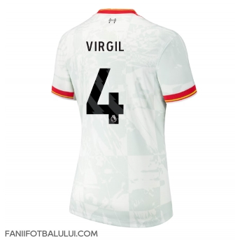 Liverpool Virgil van Dijk #4 Tricou Fotbal Replică 2024-25 Femei Treilea